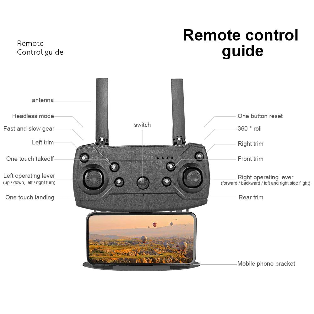 4K GPS Drone X Pro with HD Dual Camera WiFi FPV Foldable RC - DigitalBliss