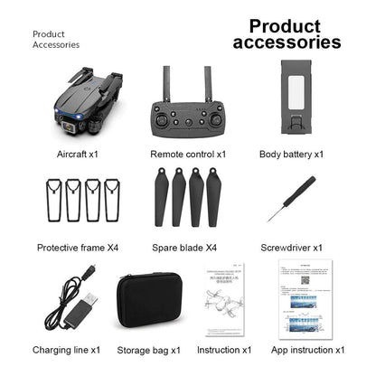4K GPS Drone X Pro with HD Dual Camera WiFi FPV Foldable RC - DigitalBliss
