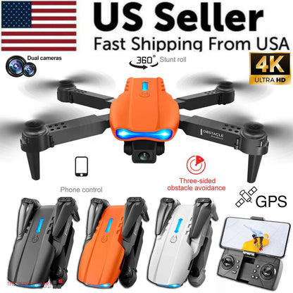 4K GPS Drone X Pro with HD Dual Camera WiFi FPV Foldable RC - DigitalBliss