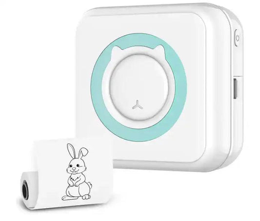 Portable Wireless Printer with 6 Rolls - DigitalBliss