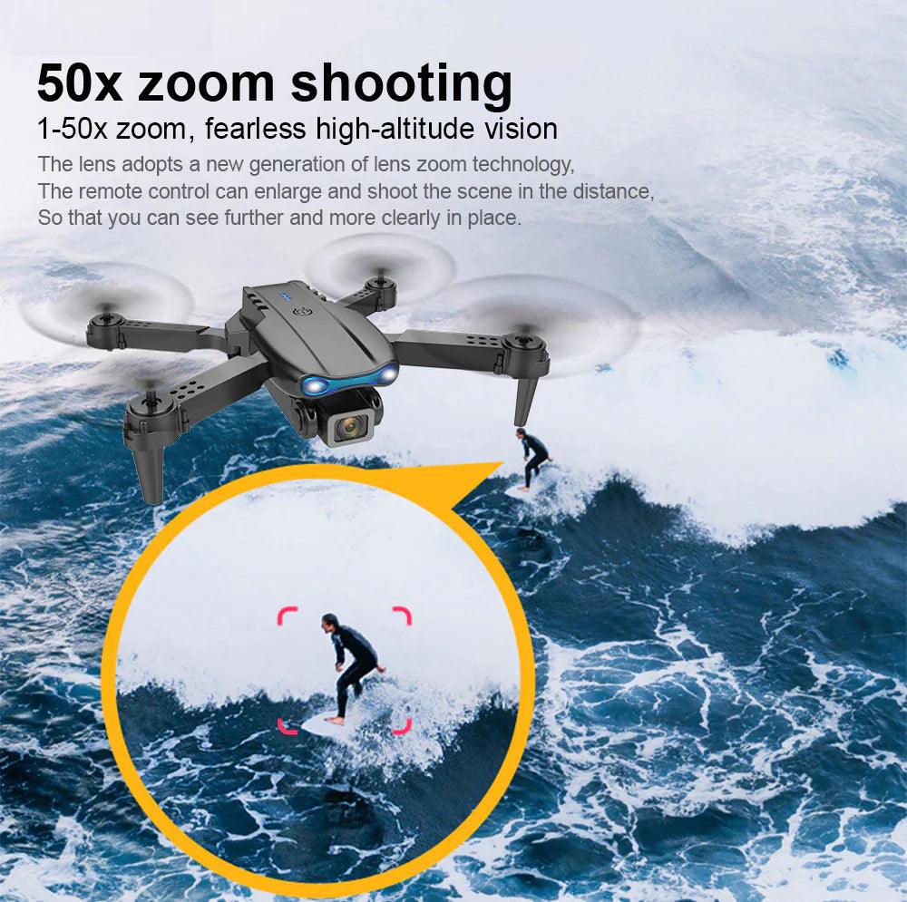 4K GPS Drone X Pro with HD Dual Camera WiFi FPV Foldable RC - DigitalBliss