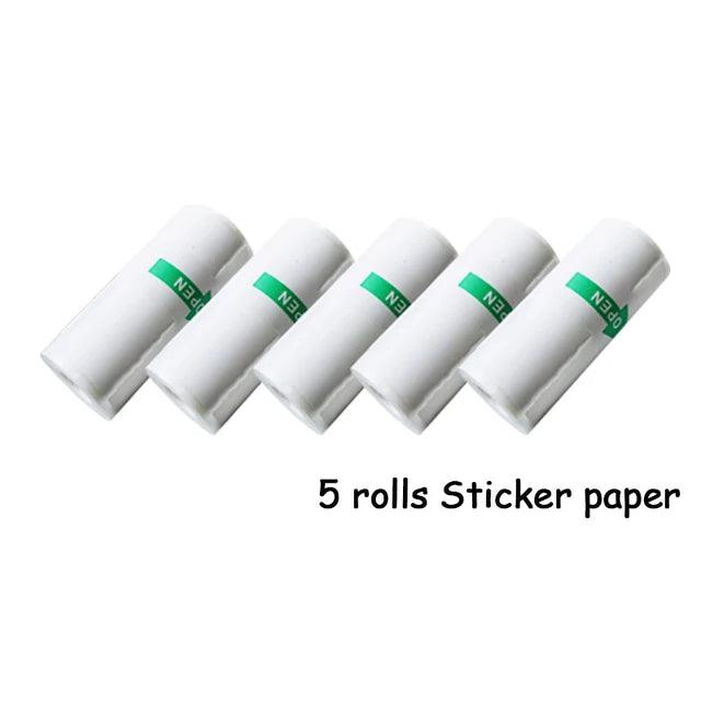 Portable Wireless Printer with 6 Rolls - DigitalBliss