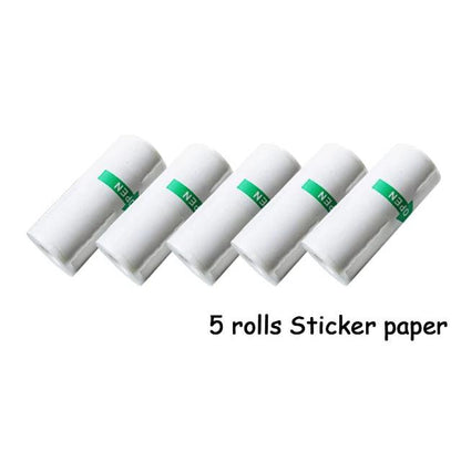 Portable Wireless Printer with 6 Rolls - DigitalBliss