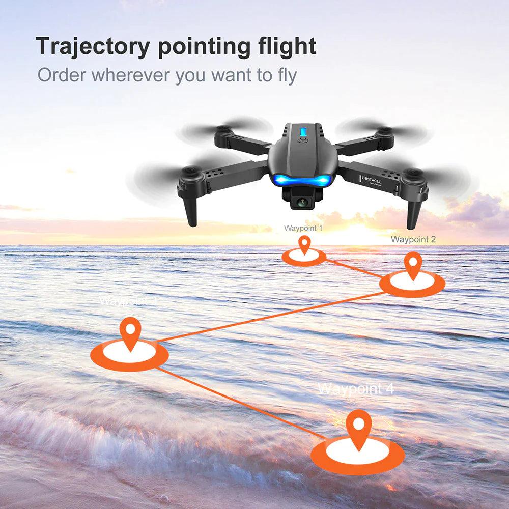 4K GPS Drone X Pro with HD Dual Camera WiFi FPV Foldable RC - DigitalBliss