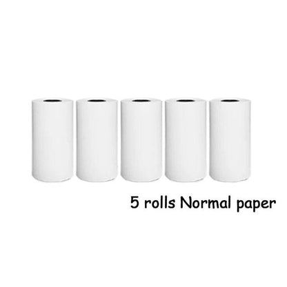 Portable Wireless Printer with 6 Rolls - DigitalBliss
