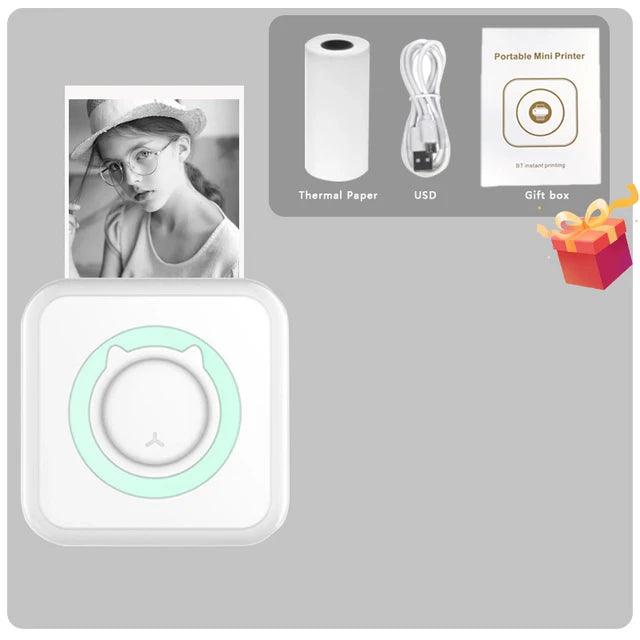Portable Wireless Printer with 6 Rolls - DigitalBliss