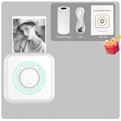 Portable Wireless Printer with 6 Rolls - DigitalBliss