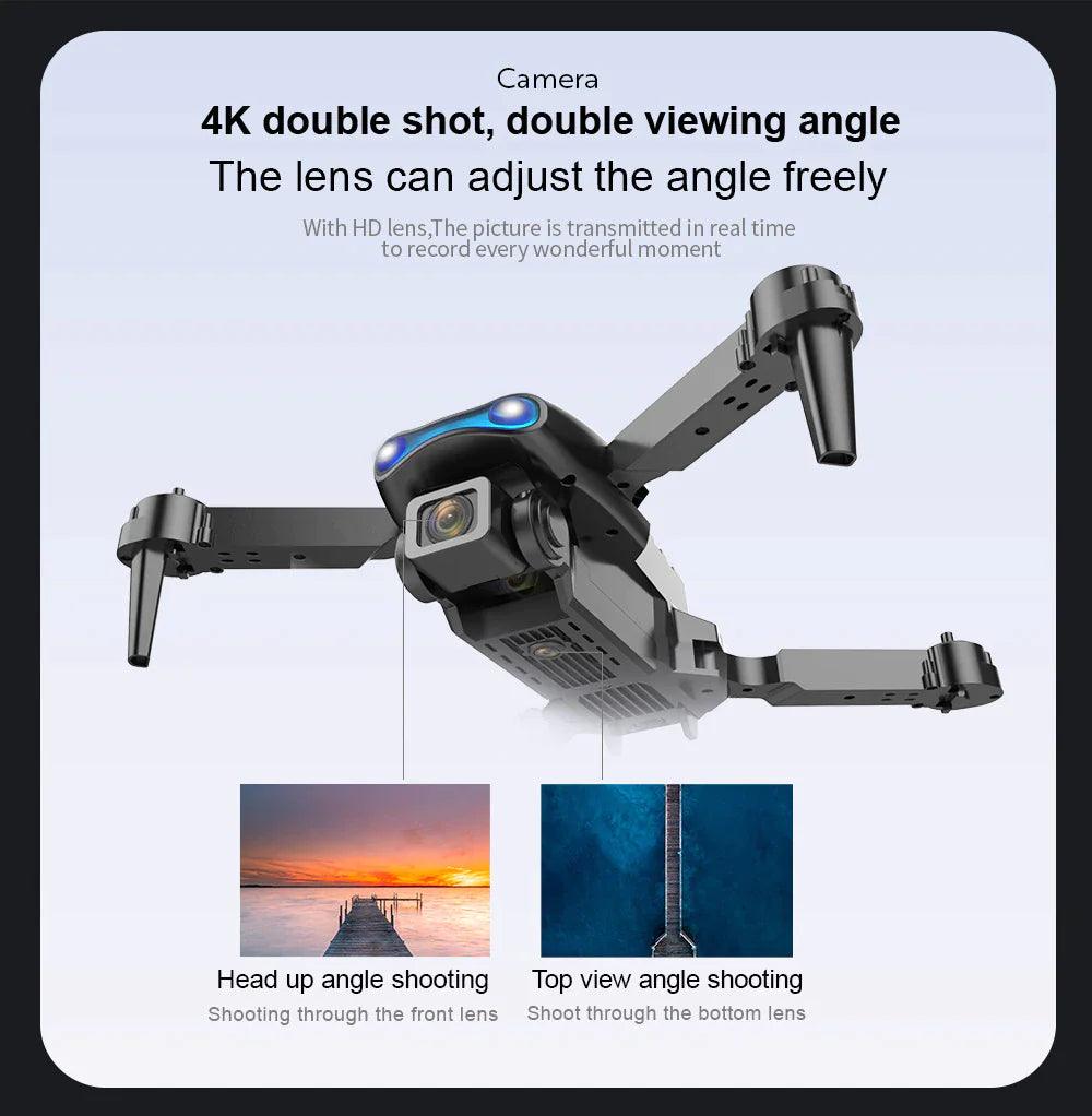 4K GPS Drone X Pro with HD Dual Camera WiFi FPV Foldable RC - DigitalBliss