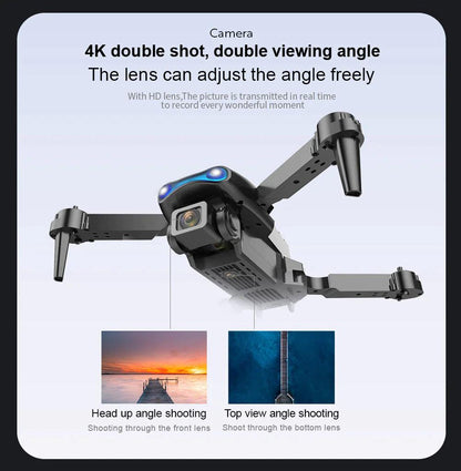 4K GPS Drone X Pro with HD Dual Camera WiFi FPV Foldable RC - DigitalBliss