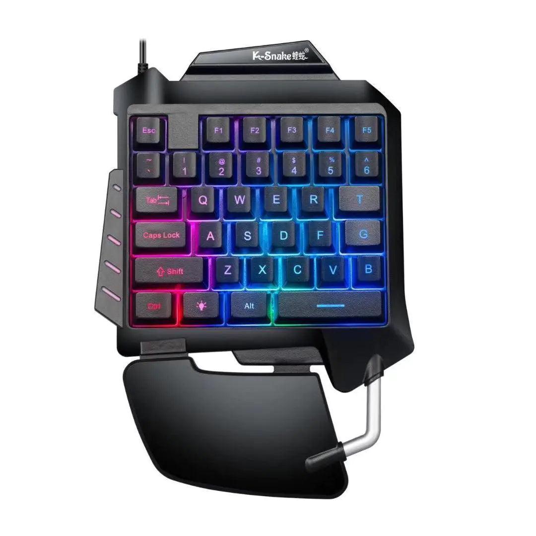 One-Hand Gaming Keyboard - DigitalBliss