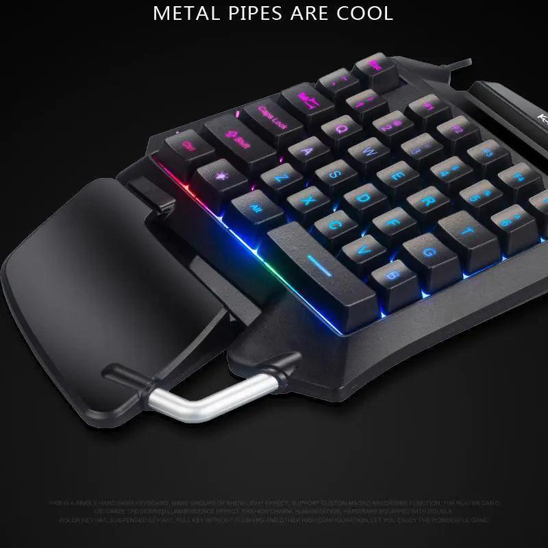 One-Hand Gaming Keyboard - DigitalBliss