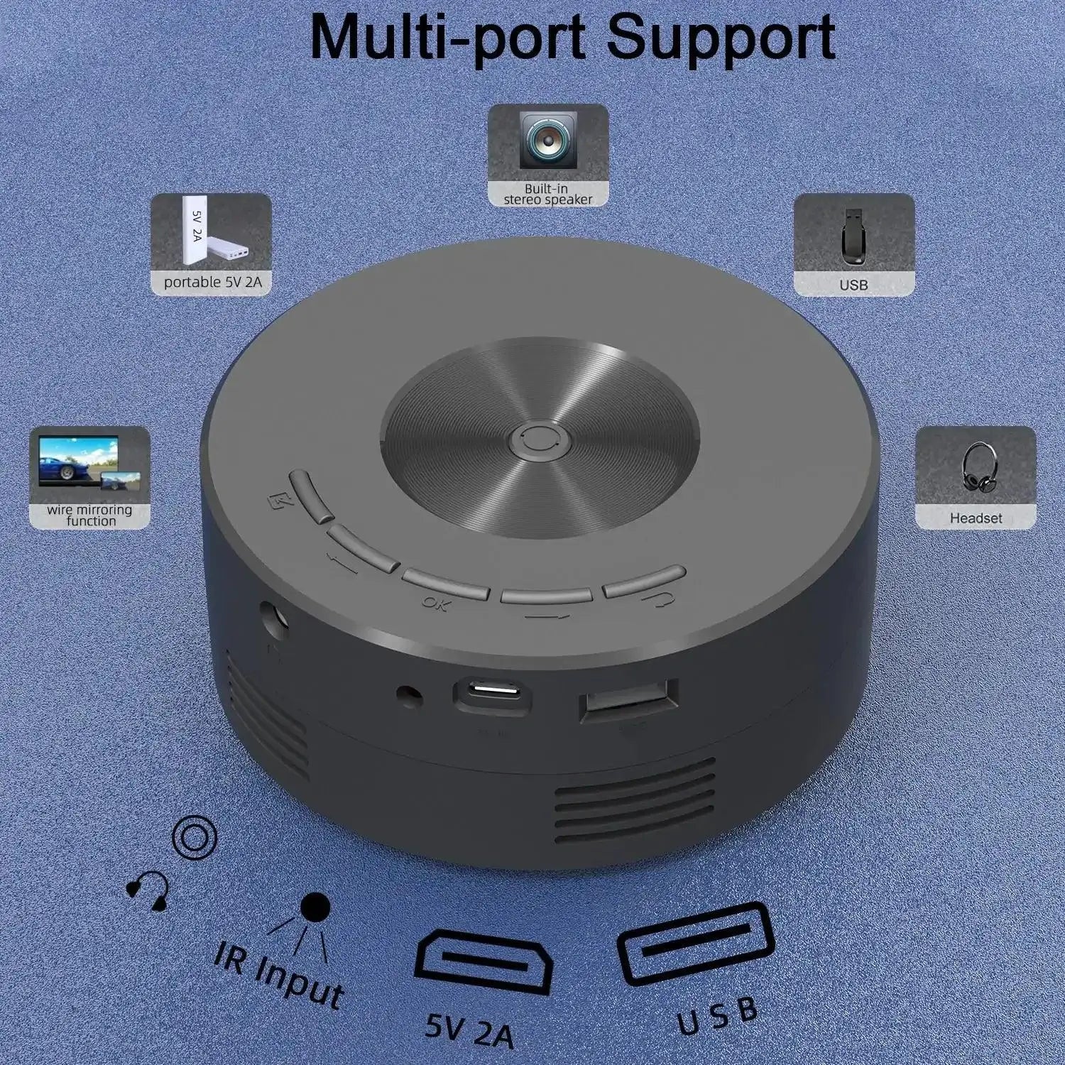 Mini Portable Smartphone Projector - DigitalBliss