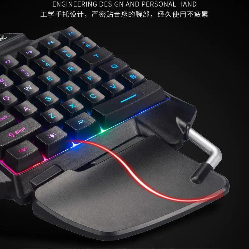 One-Hand Gaming Keyboard - DigitalBliss
