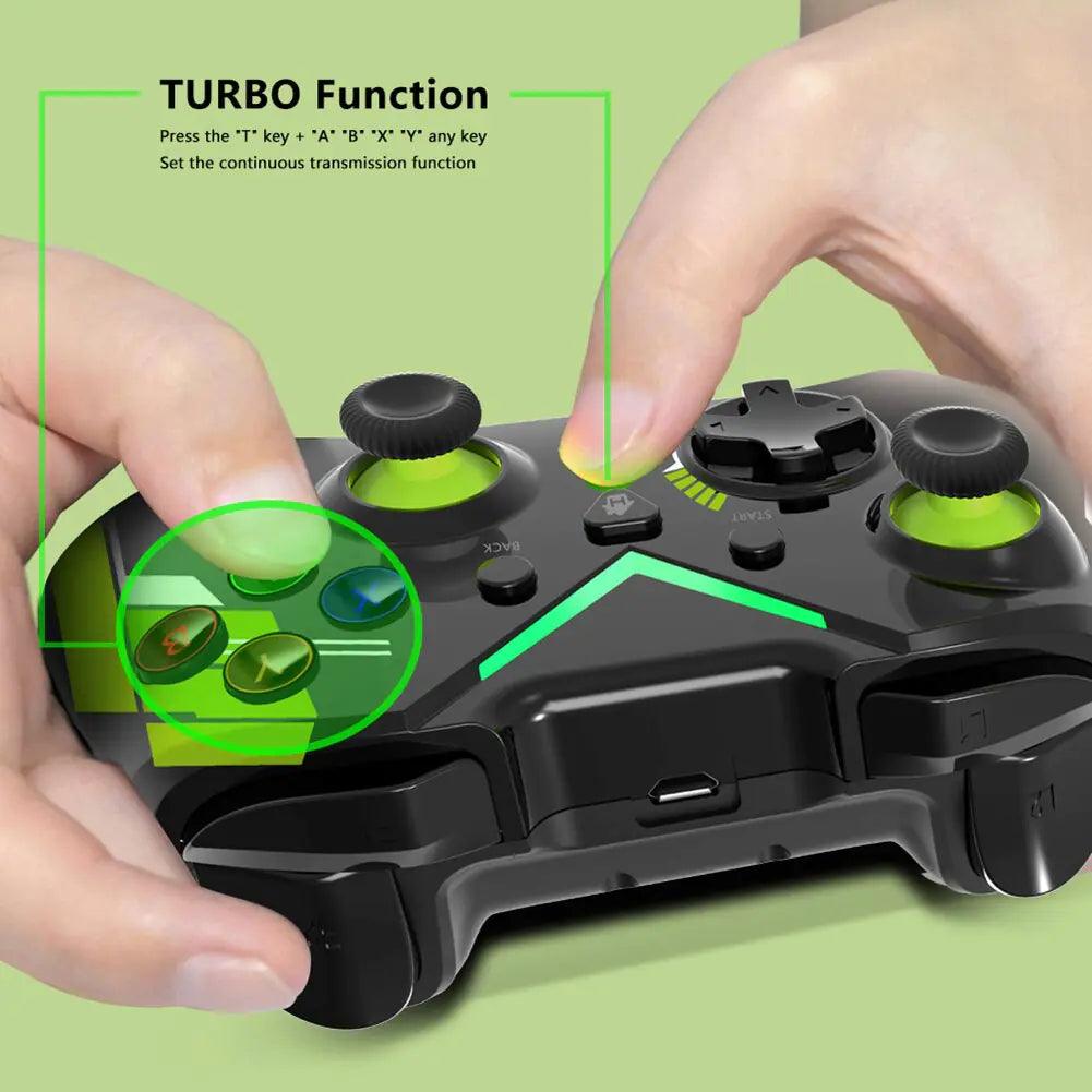 Wireless Dual Vibration Game Handle - DigitalBliss