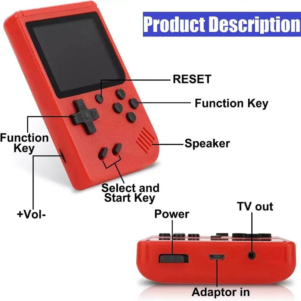 Classic Portable Mini Video Game Console - DigitalBliss